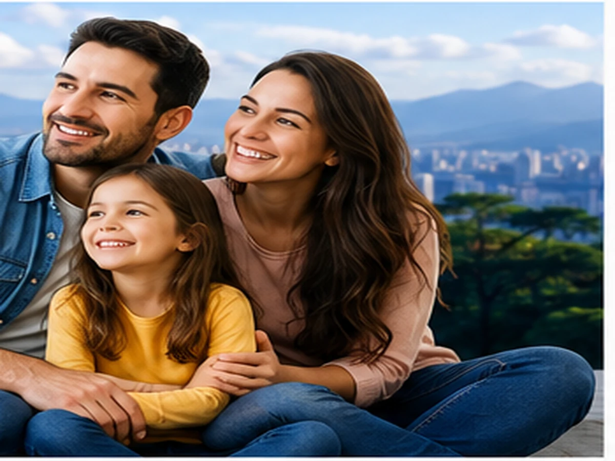 Família representando proteção e segurança